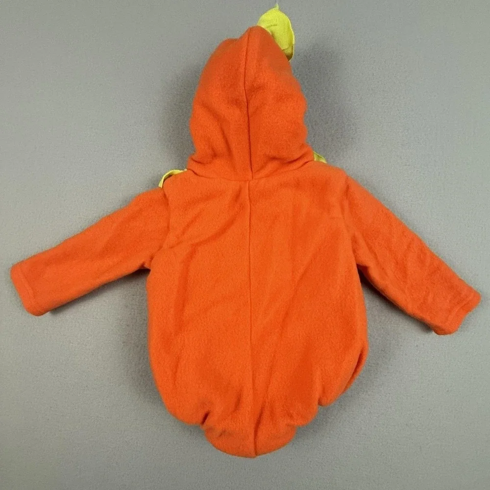 Clothing‎ Pumpkin Costume Unisex Baby Orange Fleece Hooded Romper Mingyilu